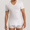 한로 Cotton Superior Short Sleeve V-Neck Shirt (WHITE 73089) Giza